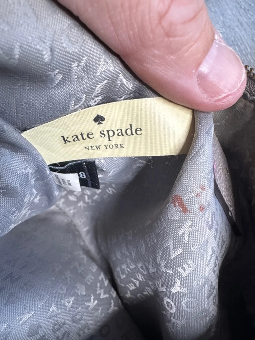 kate spade Pebbled Leather Crossbody - Taupe Gray